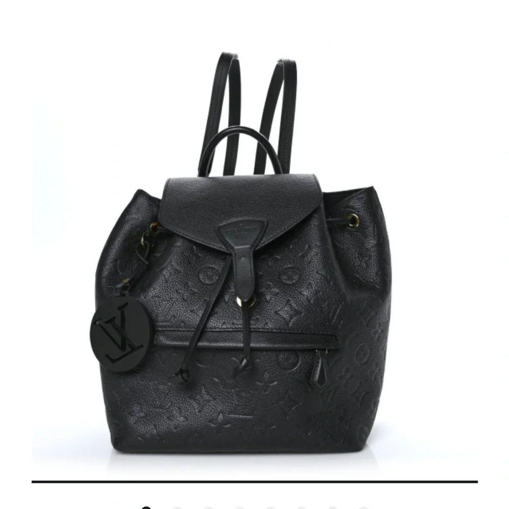 Louis Vuitton Black Leather Backpack - Picture 5 of 5